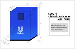 Xưởng may bạt che hàng hoá trên pallet