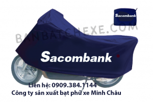 Xưởng may bao trùm xe in logo