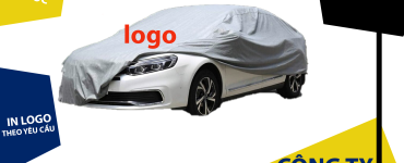 Xưởng may bạt phủ ô tô in logo