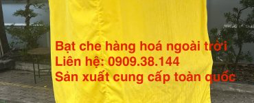 Xưởng may áo trùm hàng che nắng mưa