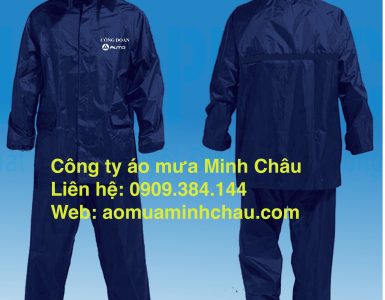 Xưởng áo mưa bộ in ấn số lượng ít
