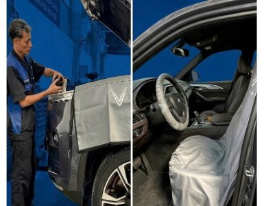 Xưởng may bộ phủ bảo vệ xe VinFast