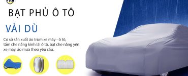 Xưởng may áo trùm ô tô theo yêu cầu