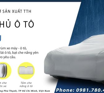 Xưởng may bạt phủ ô tô vải dù